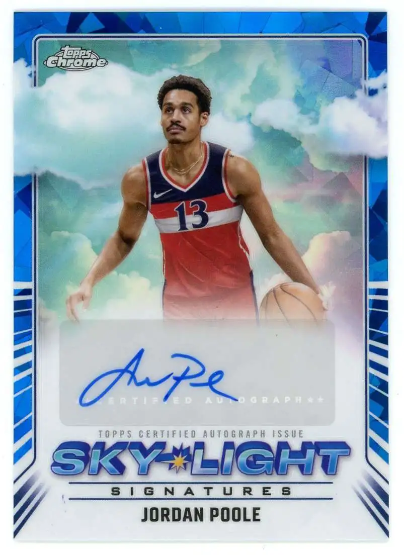 NBA 2024-25 Topps Chrome Single Card Sky Light Signatures Jordan