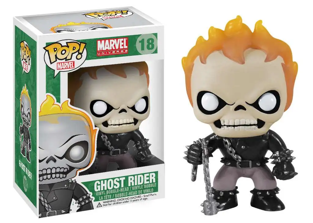 Funko Marvel Universe POP Marvel Ghost Rider Vinyl Bobble Head 18
