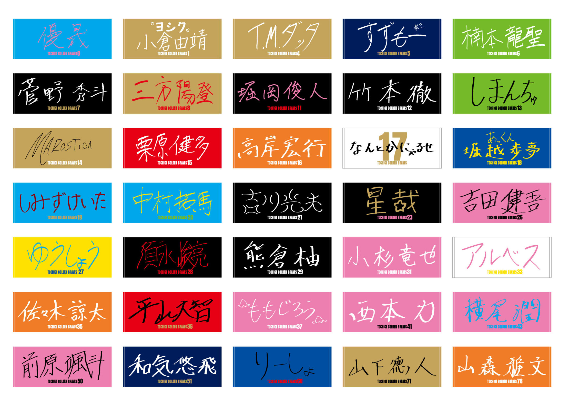 受注商品】2025選手名直筆フェイスタオル販売のお知らせ | 栃木