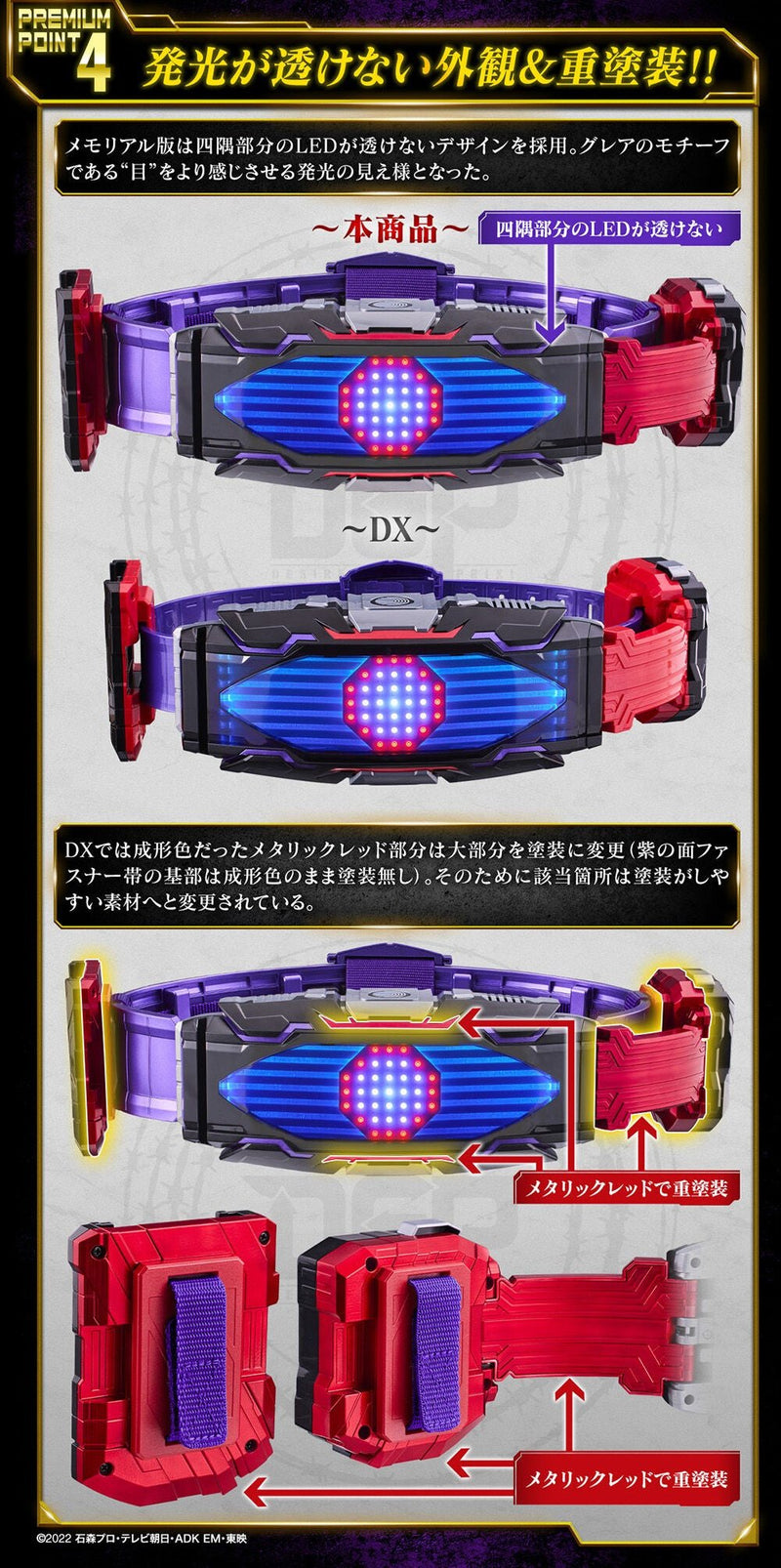 PREMIUM DX Memorial Vision Driver & High Spec Belt Set