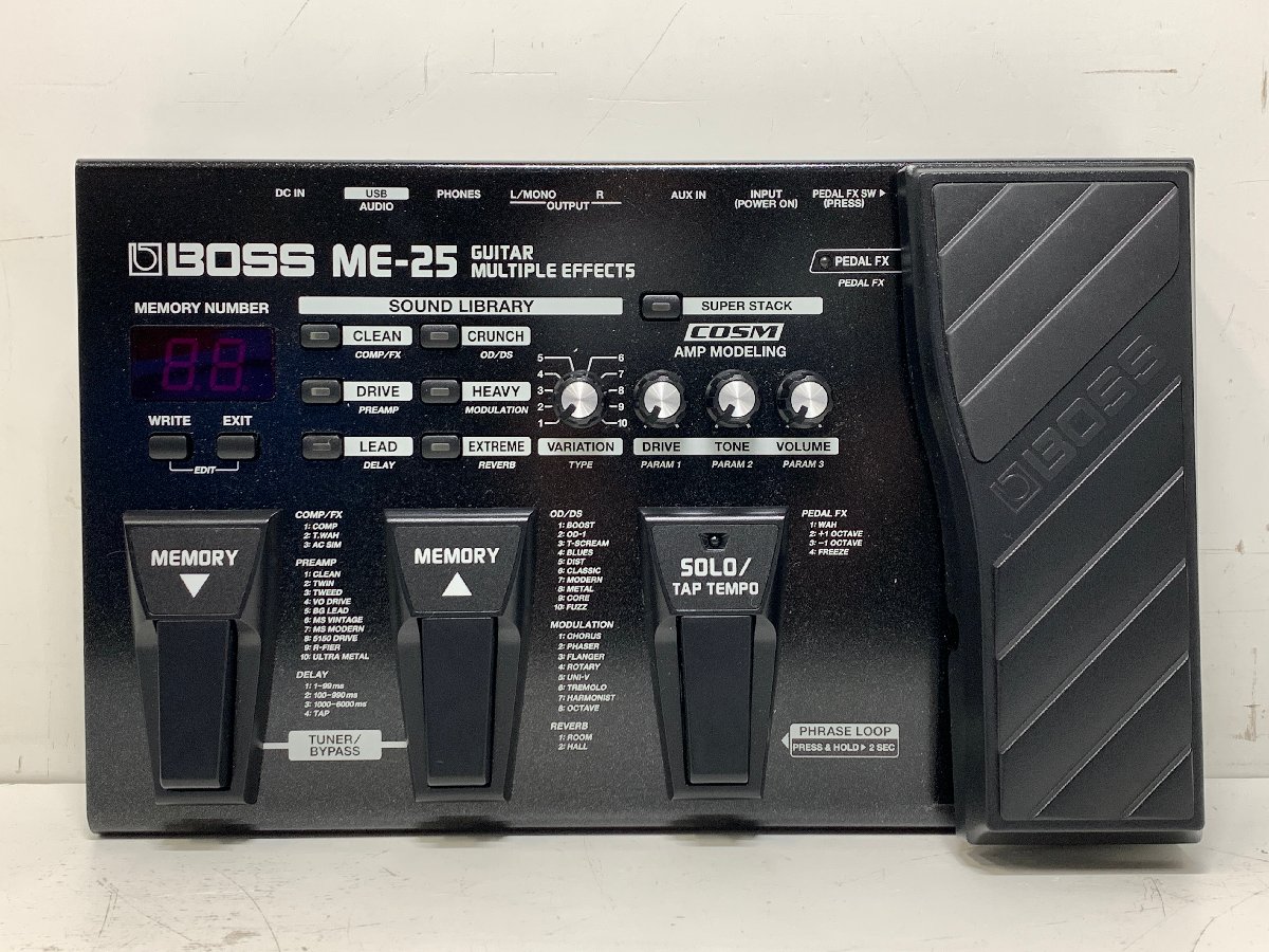 BOSS ME-25 ギター用マルチエフェクター 【公式通販】