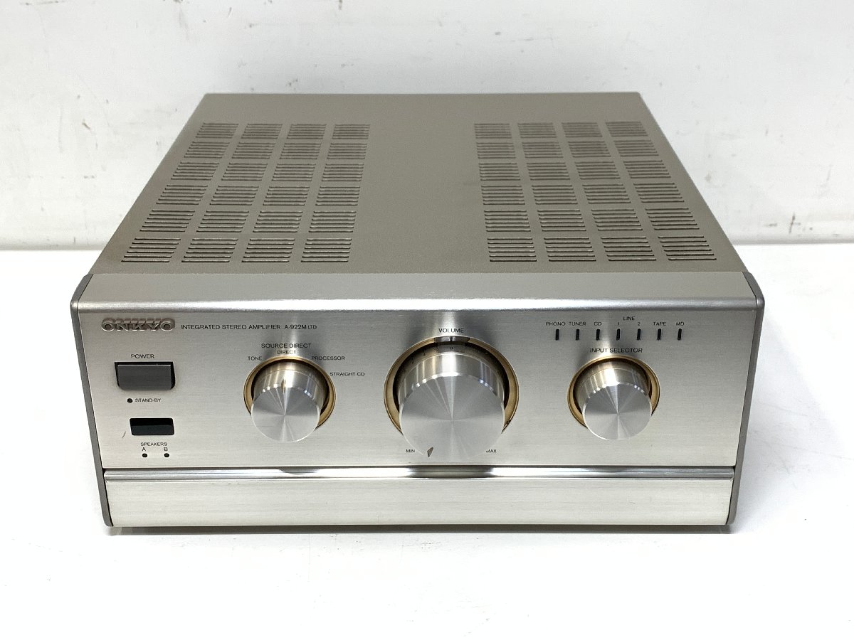 ONKYO オンキョー INTEC275アンプ A-922M LTD リモコン付