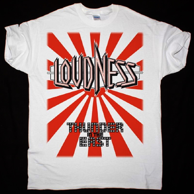 LOUDNESS】メンズ LOUDNESS THUNDER IN THE EAST 1985 White