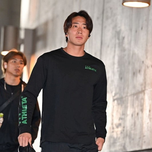 東京ヴェルディ×ATHLETAロンT ブラックOサイズ