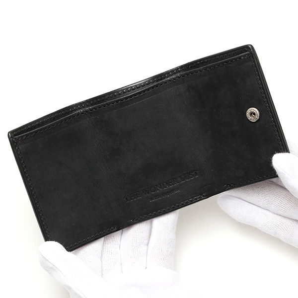 東京ヒマワリ / THE WONDER LUST(ワンダーラスト) TRIFOLD WALLET ブラック