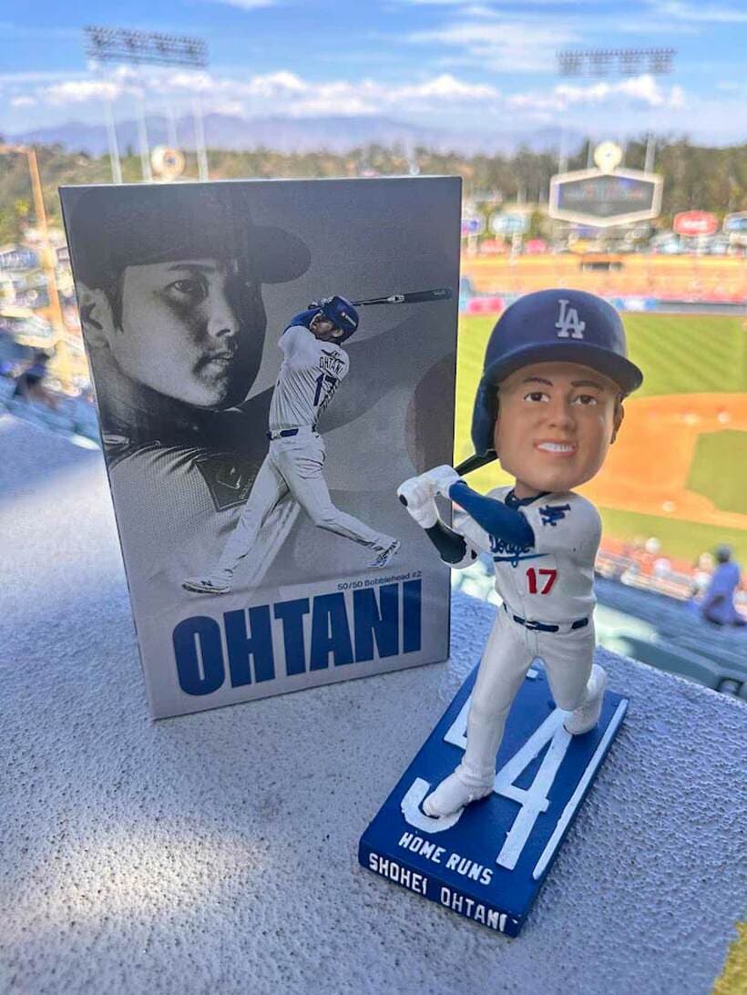大谷翔平 50/50 ボブルヘッド ドジャーススタジアム 来場者限定 大谷