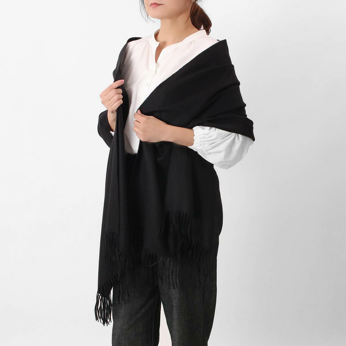 ジョンストンズ ストール/マフラー メンズ レディース WA57 中判