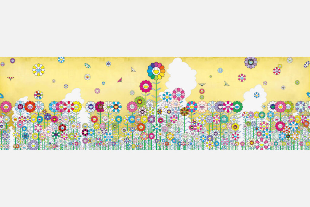 新品シュリンク付】村上隆 *もののけ京都 *金色の空の夏のお花畑