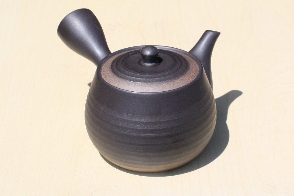 常滑焼 義叟作 伯宝彫り 七福神 急須 湯呑7点セット 茶器 煎茶道具