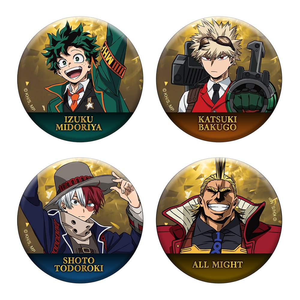 ヒロアカ 原作コレクション缶バッジ 新十傑 爆豪勝己 ヒロアカ 爆豪勝己 冬