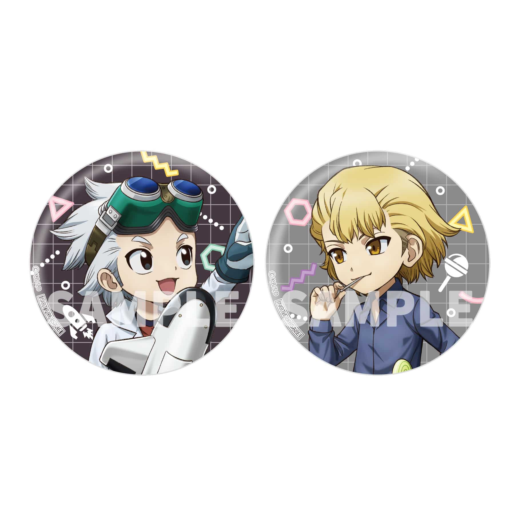 ドクターストーン ドクスト スタンリー アクリルスタンド 缶バッジ