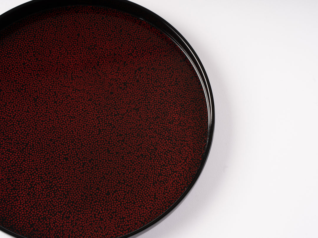 小林漆器_七々子塗 丸盆 – 東北スタンダードマーケット