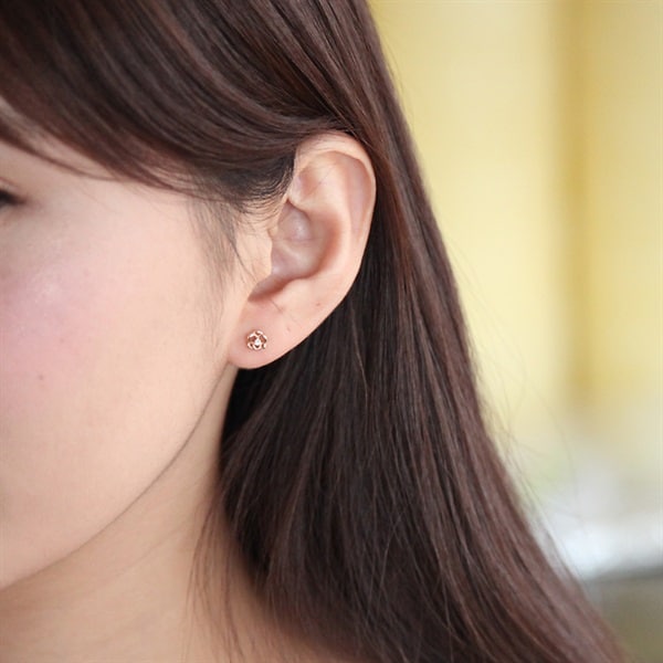 K10ピンクゴールド ピアス | 111446153106 | 【公式】4℃ジュエリー