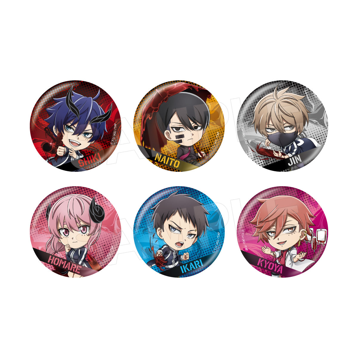 桃源暗鬼 缶バッジ 皇后崎迅 44点 桃源暗鬼 缶バッジ 皇后崎迅 44点