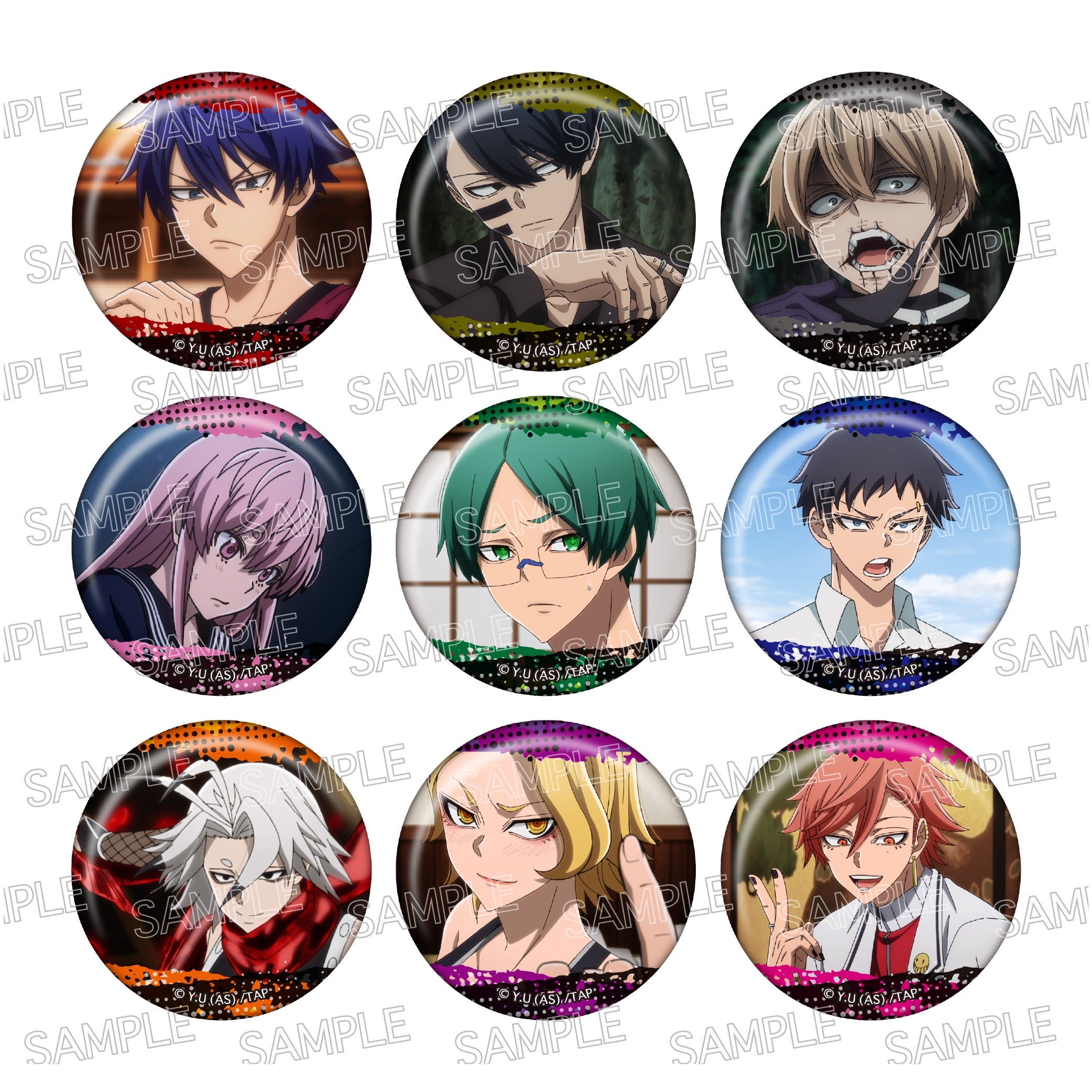 無陀野無人 缶バッジ 秋田書店 桃源暗鬼 コミケ106 無陀野無人