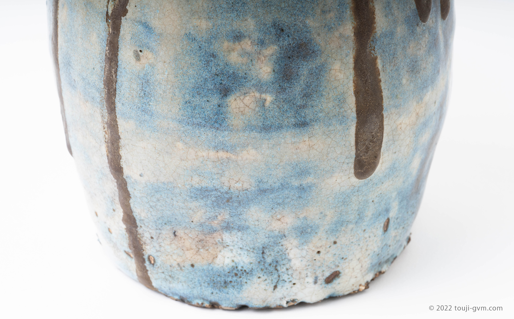 古唐津弓野二彩徳利 古箱付き I15-3 古唐津弓野二彩徳利 古箱付き I15