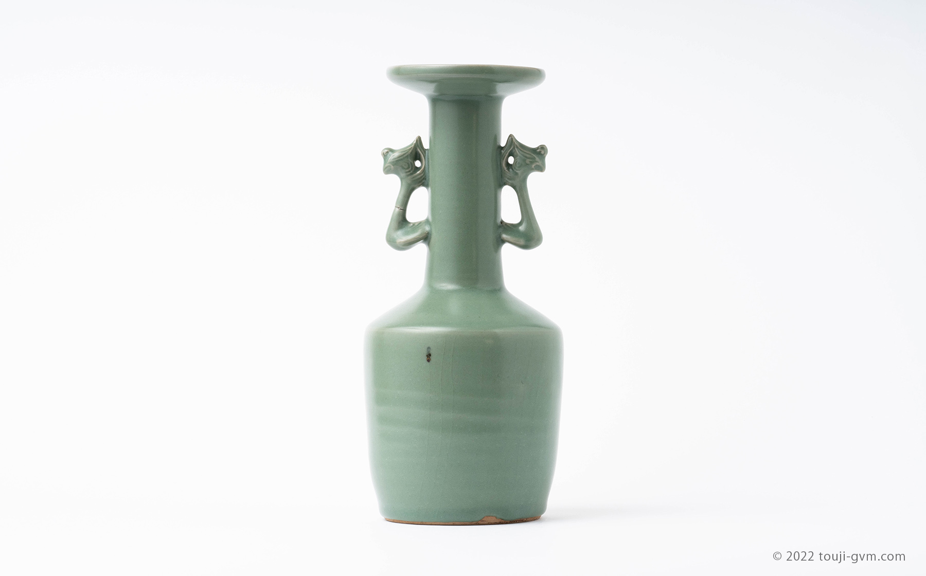 値下げしました！中国美術 龍泉窯 青磁 美品 花瓶 中国骨董品：龍泉窯