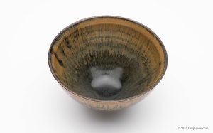 中国 宋代 建窯 窯変 油滴天目茶碗 桐箱付 M R4617 中国宋代建窯窯変油