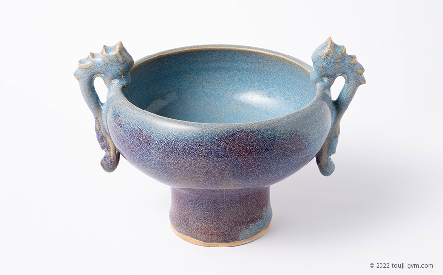 宋 鈞窯四足洗 中国古美術 宋 鈞窯四足洗 中国古美術