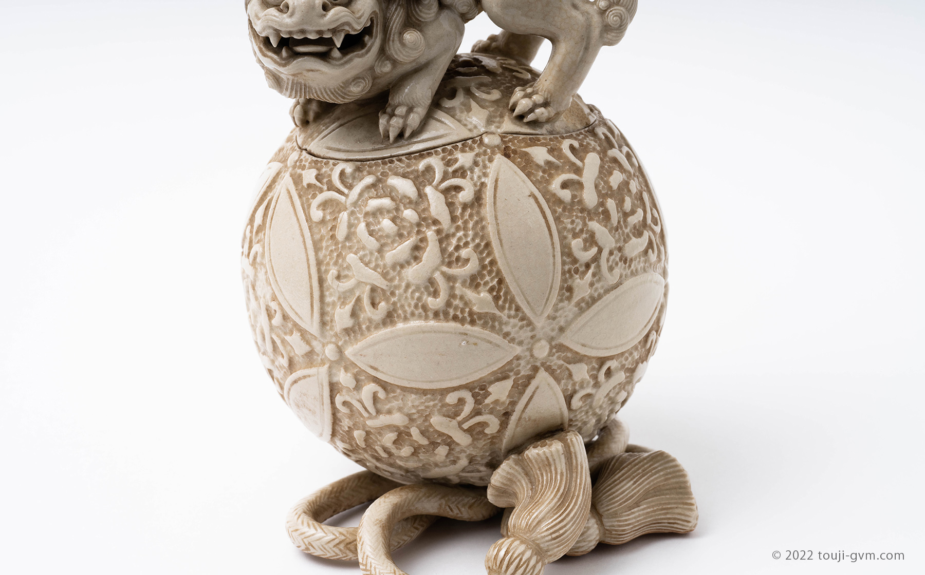 備前焼 古備前 備前森製 白備前 布袋伏せ香炉 D R7150 備前焼 古備前