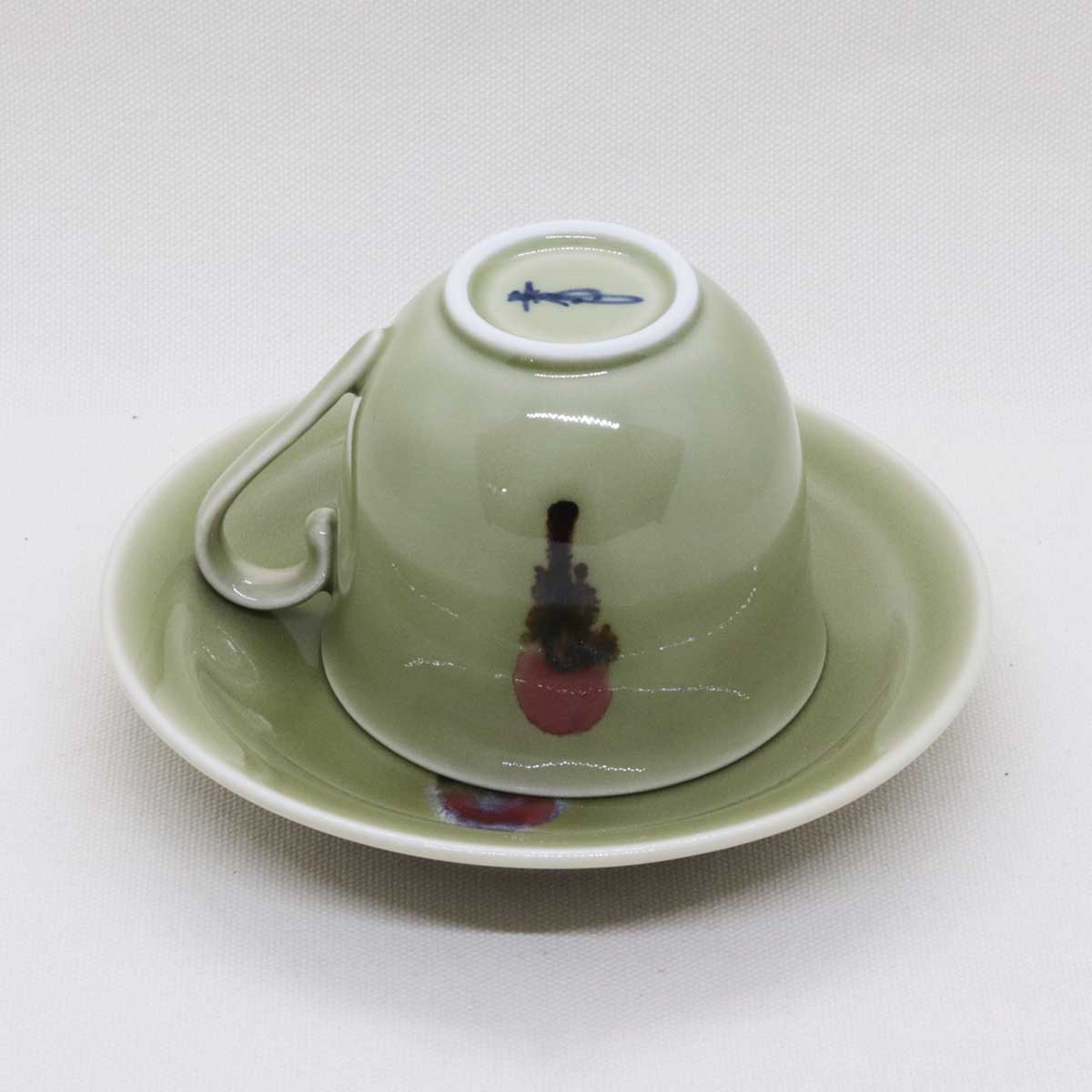 天龍寺青磁 香合(京都・清水焼) 天龍寺青磁 香合(京都・清水焼) 天龍寺