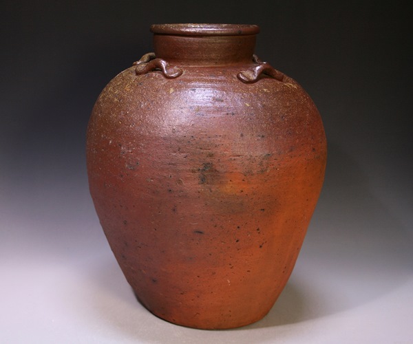 古備前 縄紋 飾壷 種壷 桃山時代～江戸前期 y1682TT