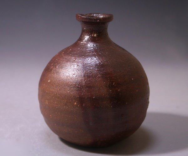 藤原 建 作 「備前小徳利」 ～備前焼専門卸小売店 川口陶楽苑～
