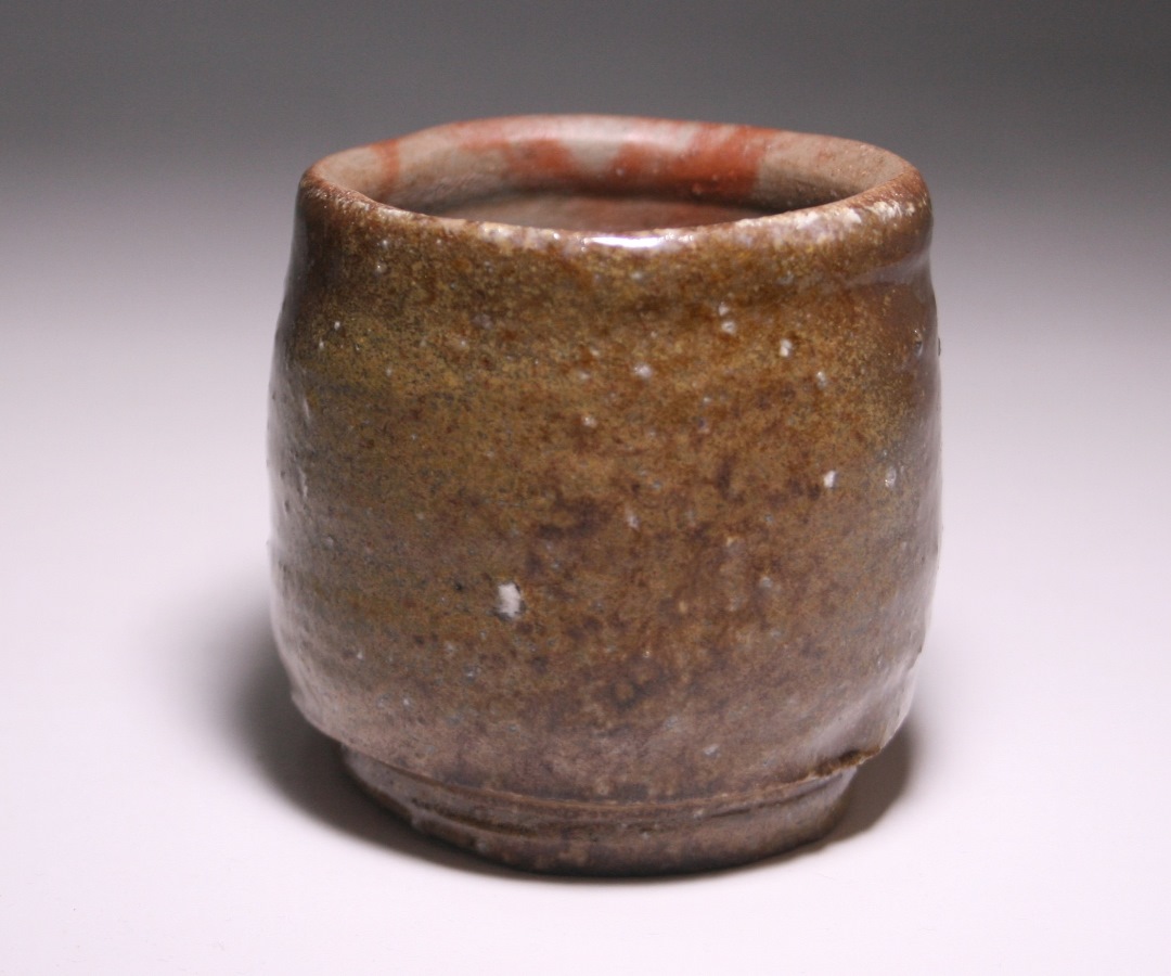 備前焼 金重素山 （人間国宝 金重陶陽の弟）備前徳利 共箱 金重素山 作 「