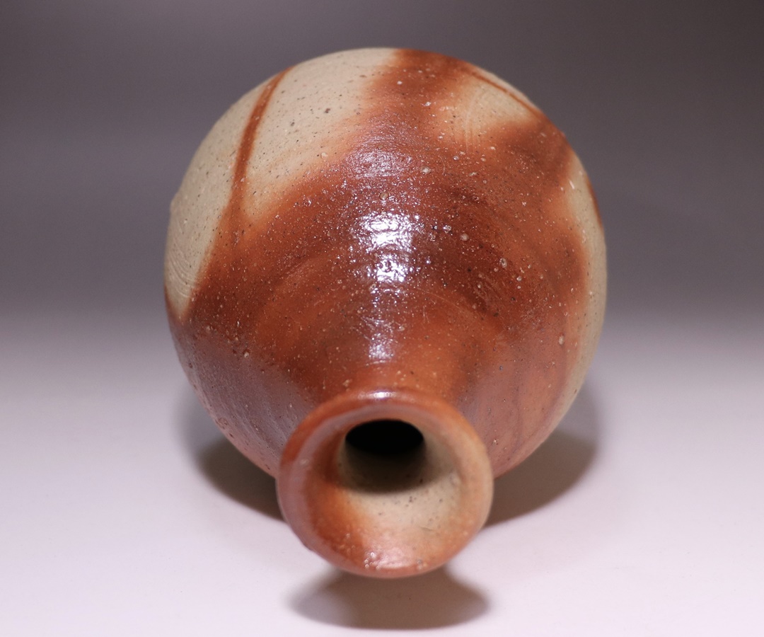 金重素山作 粉引 徳利 共箱 酒器