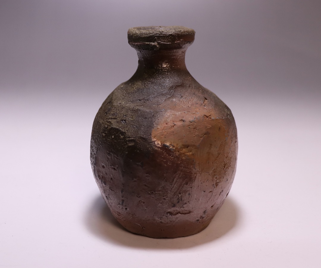 原田拾六 備前 酒器 徳利 前作 共箱