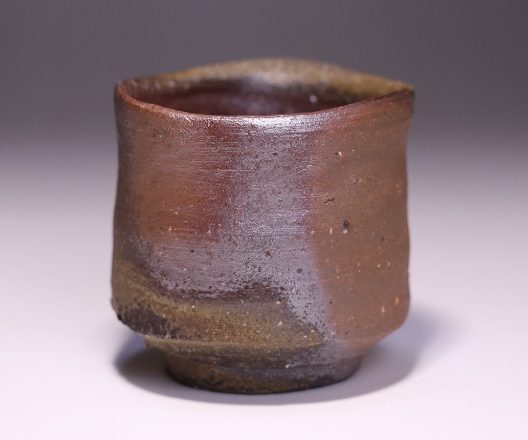 金重晃介 作 「備前扁壷徳利」 ～備前焼専門卸小売店 川口陶楽苑～