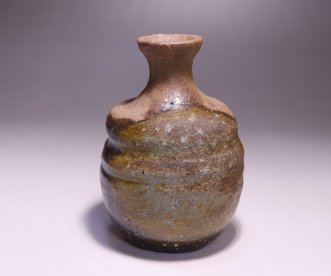 備前焼 有名作家 原田拾六作 緋襷湯呑み 備前焼 有名作家 原田拾六作