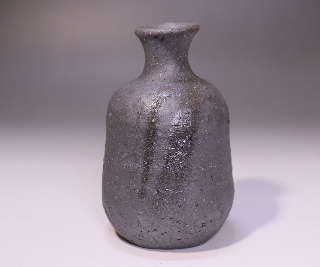 高力芳照 作 「備前黒胡麻酒呑」 ～備前焼専門卸小売店 川口陶楽苑～