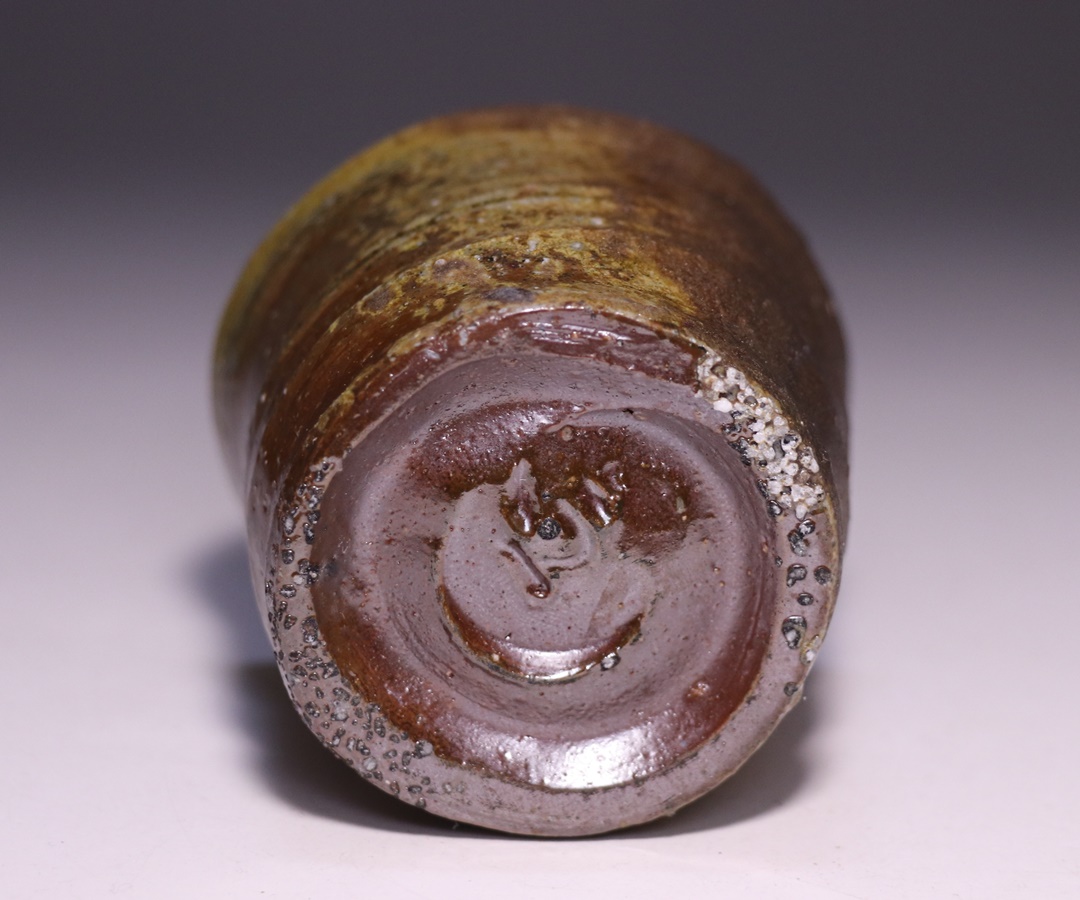 高力芳照 作 「備前黒胡麻酒呑」 ～備前焼専門卸小売店 川口陶楽苑～