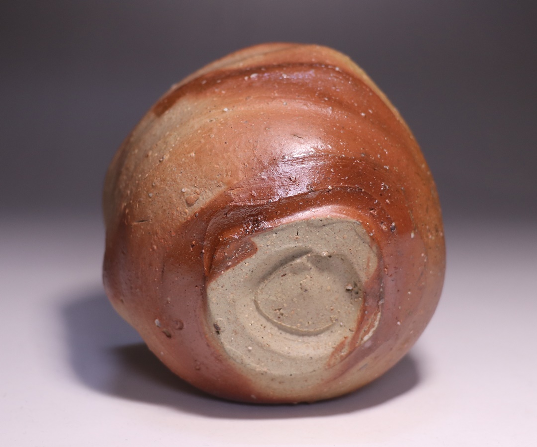 友利幸夫 備前焼 穴窯 焼酎杯 茶盌 フリーカップ 2客セット 友利幸夫