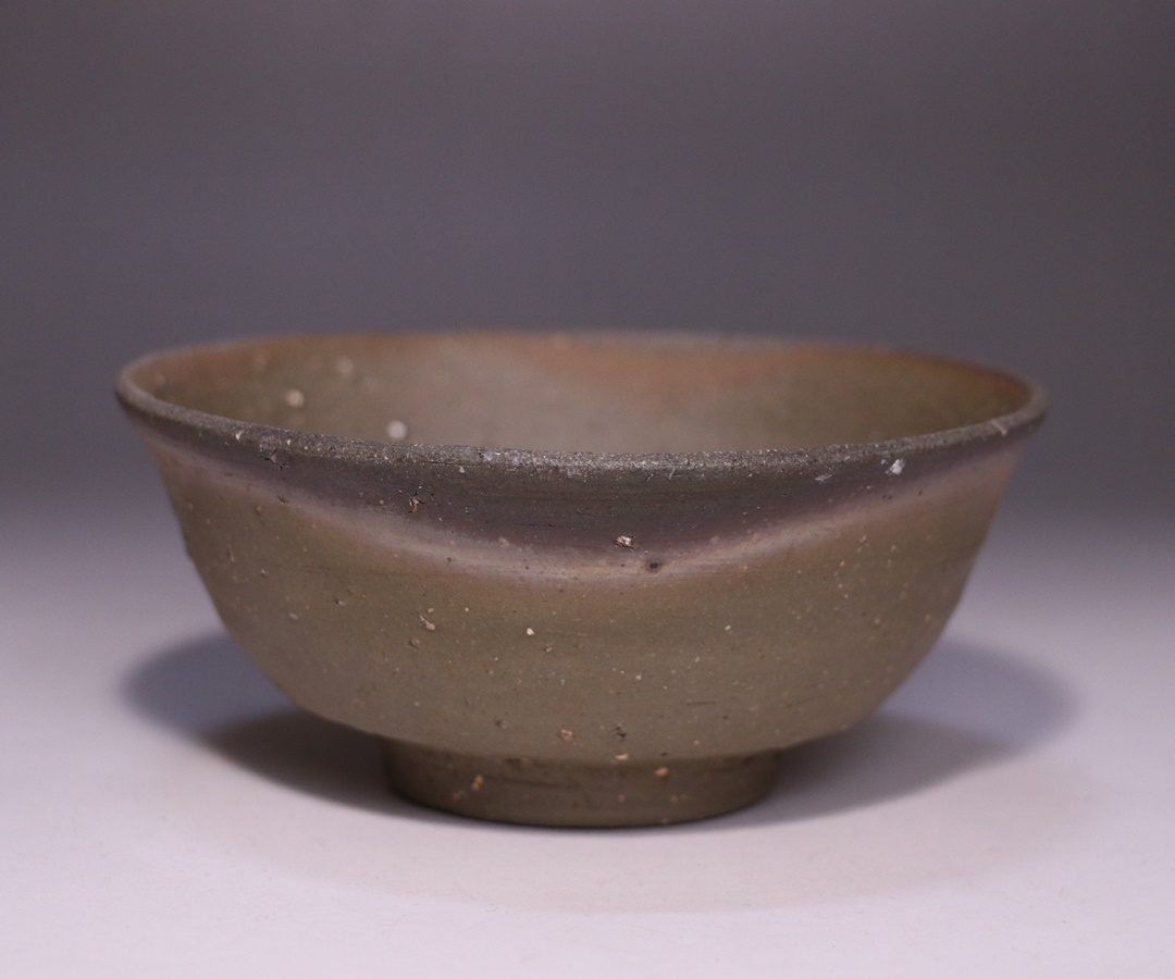 作家物 陶芸家 作者不明 焼締 茶碗 ボウル 抹茶碗 箱無し