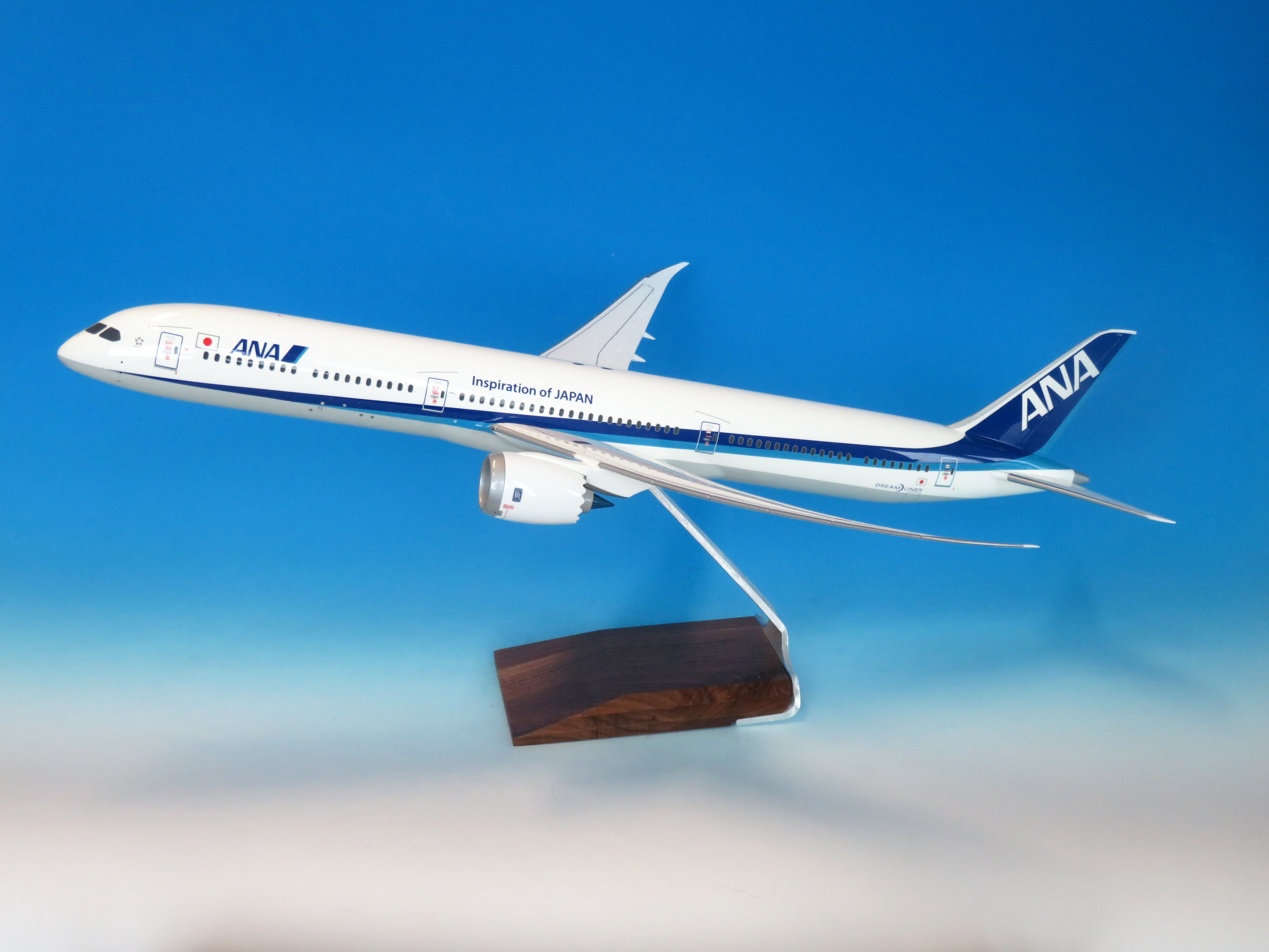 1/200 ANA B787 特別塗装 飛行姿勢 JA801A 1/200 ANA B787 特別塗装