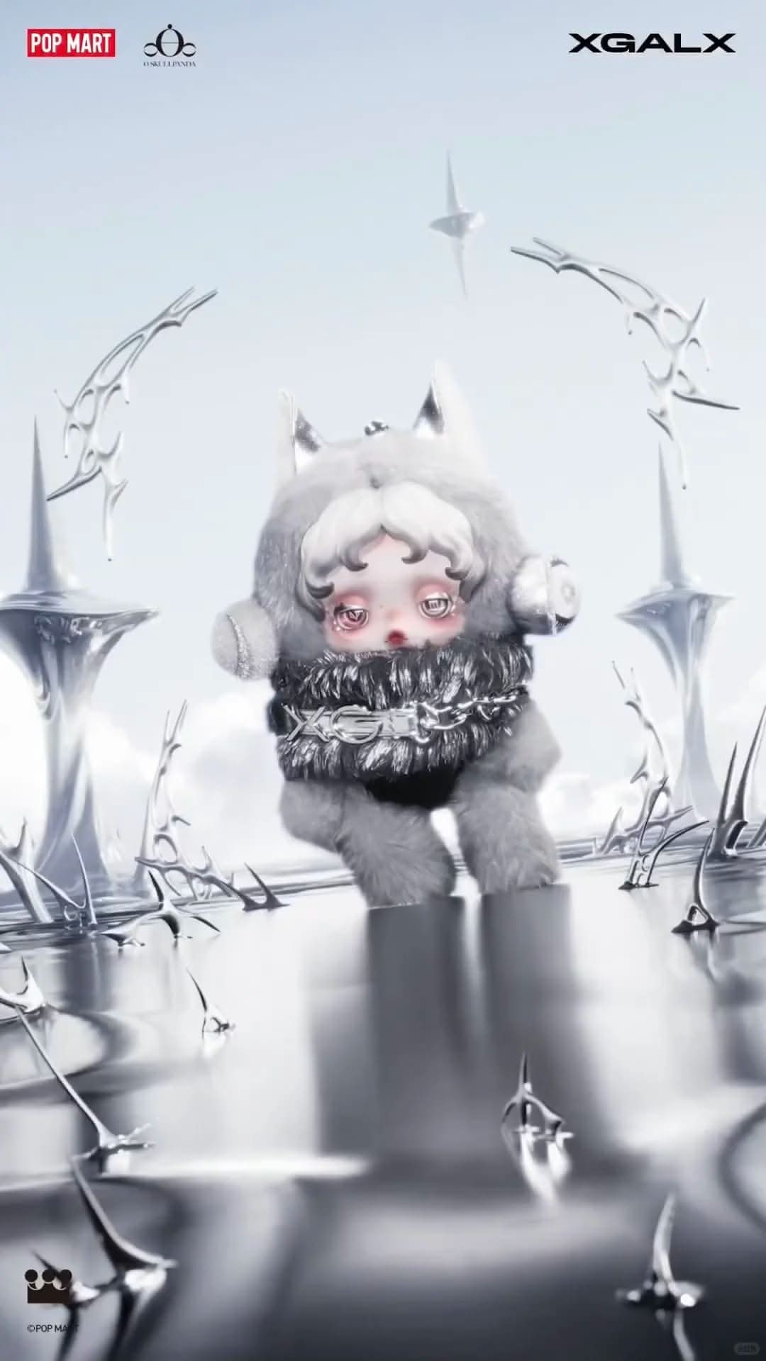 SKULLPANDA XG Plush Doll Pendant (Japan Exclusive) – toptoylands