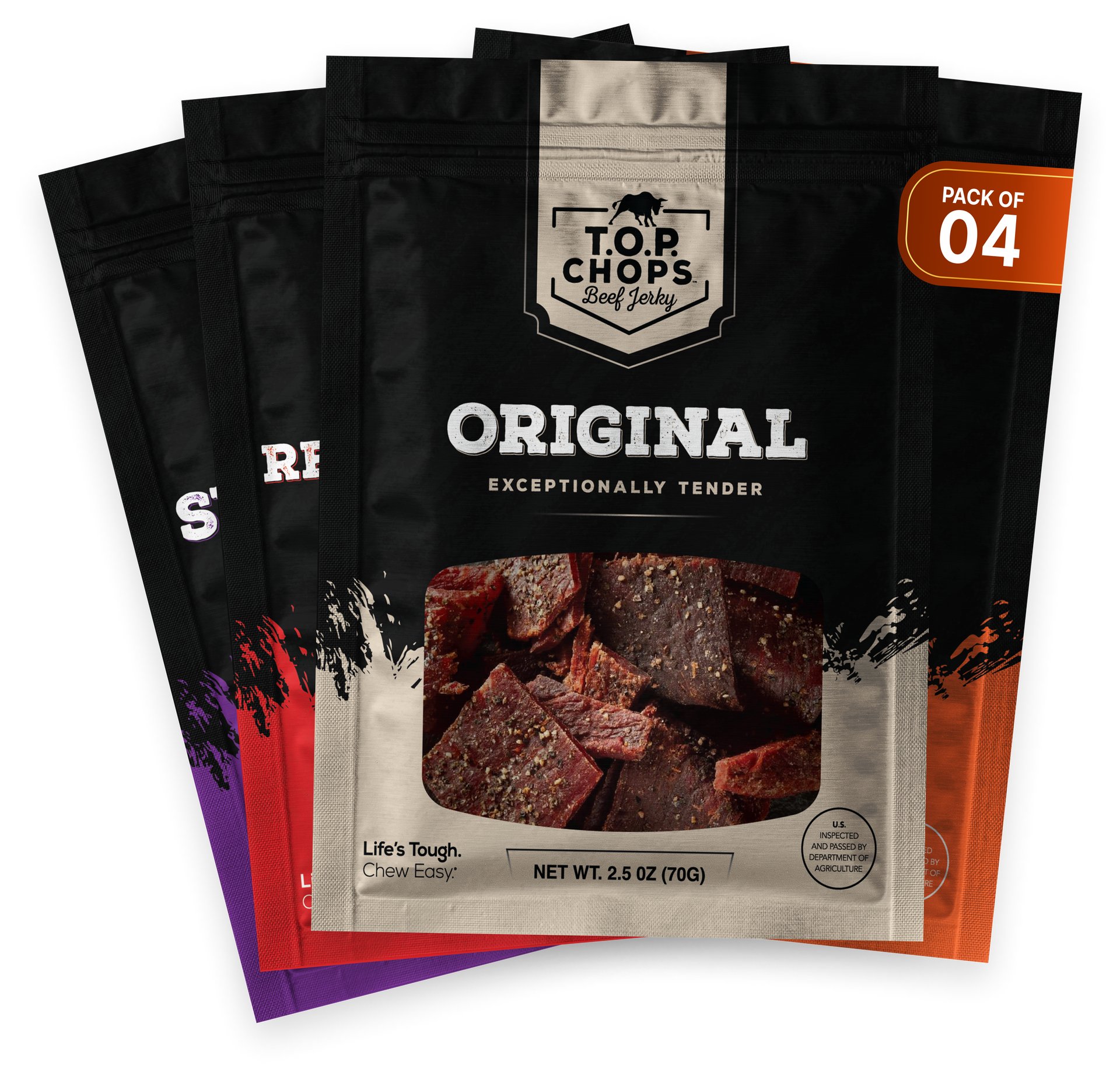 Variety Pack Beef Jerky - T.O.P Chops Jerky – T.O.P. Chops Jerky
