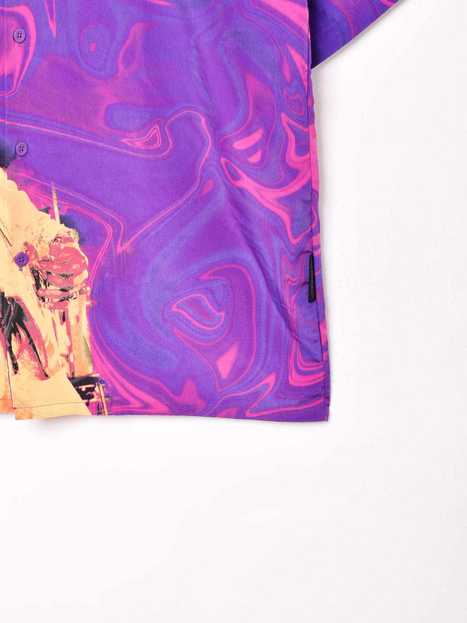 Jimi Hendrix プリント 刺繍入り 半袖オープンカラーシャツ – 古着屋