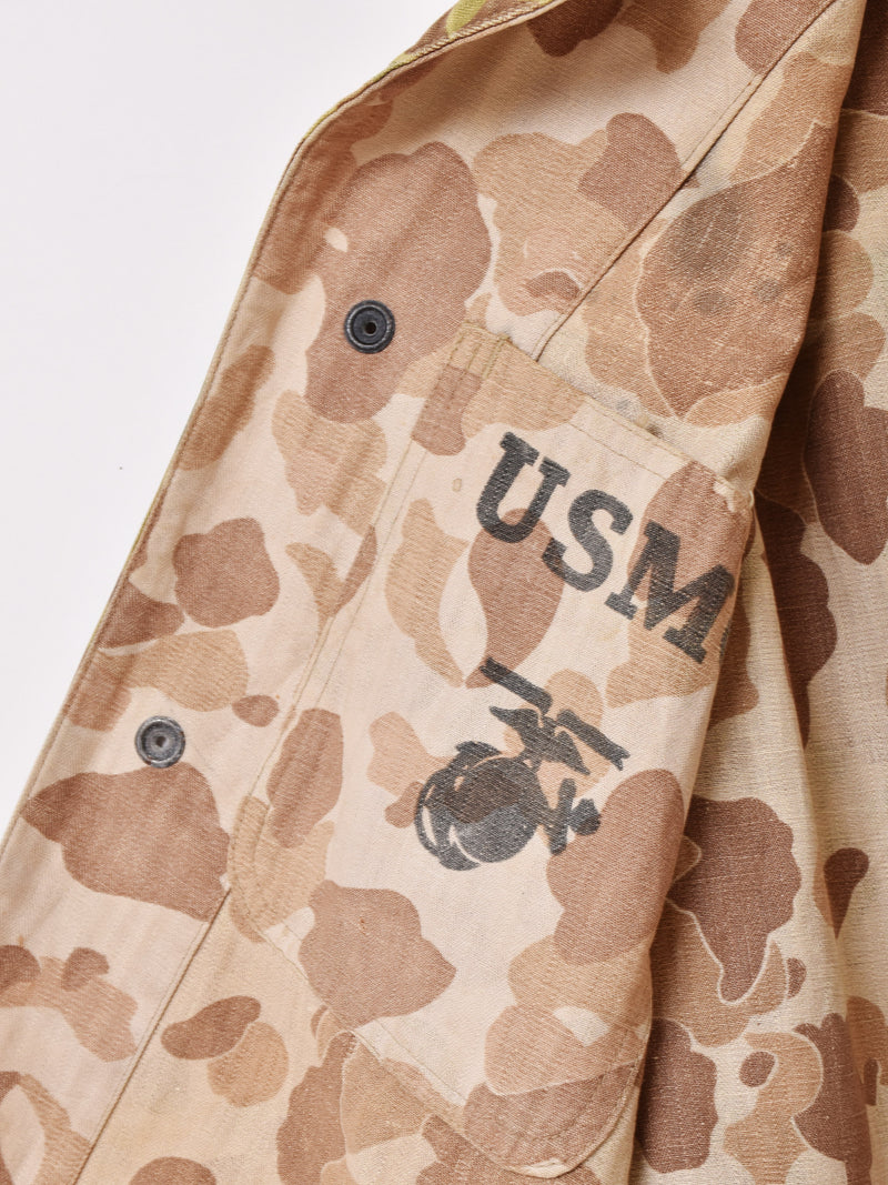 40's アメリカ軍 USMC P-42 ダックハンターカモ柄 リバーシブル