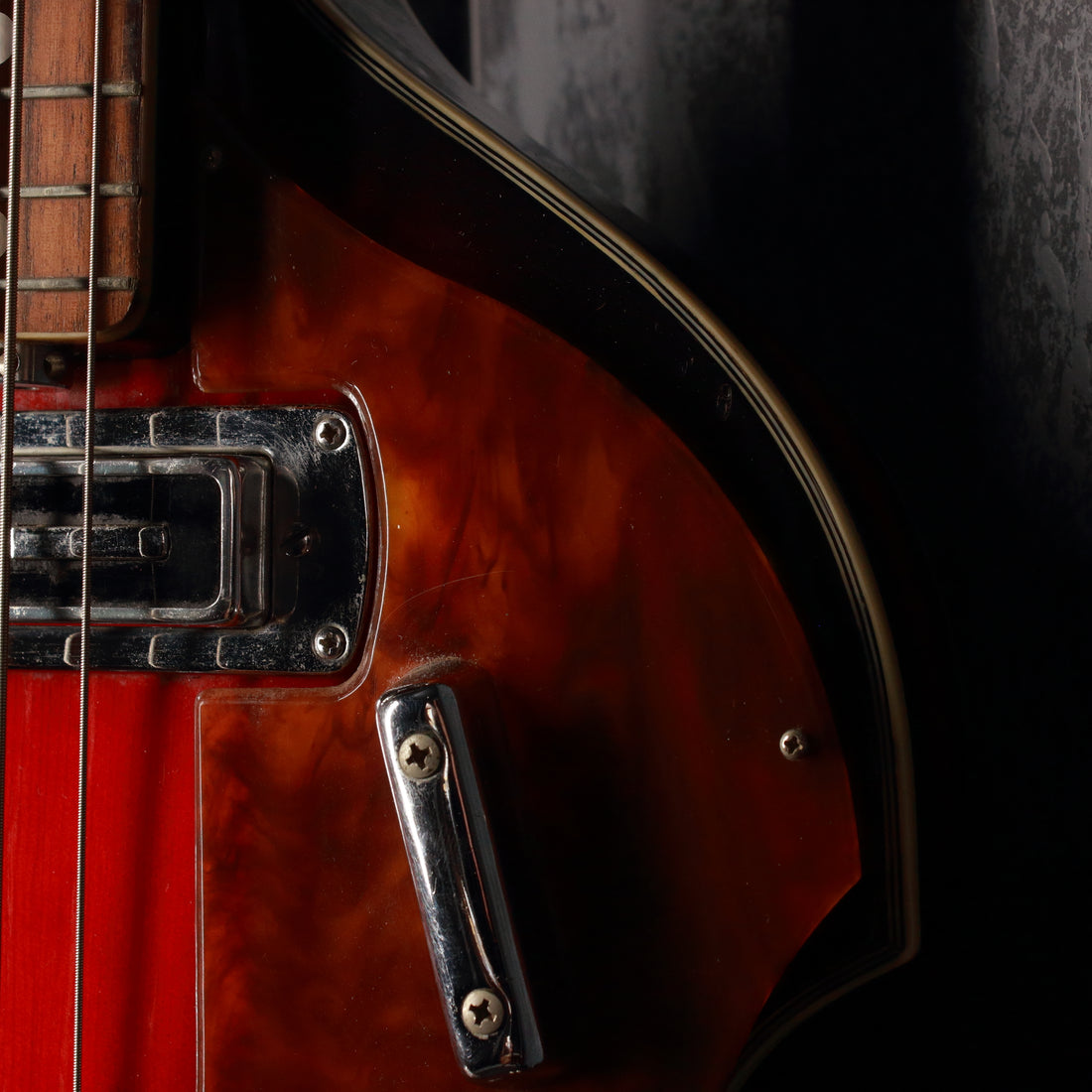 Teisco FB-2 Violin Bass Red Burst 1968 – Topshelf Instruments