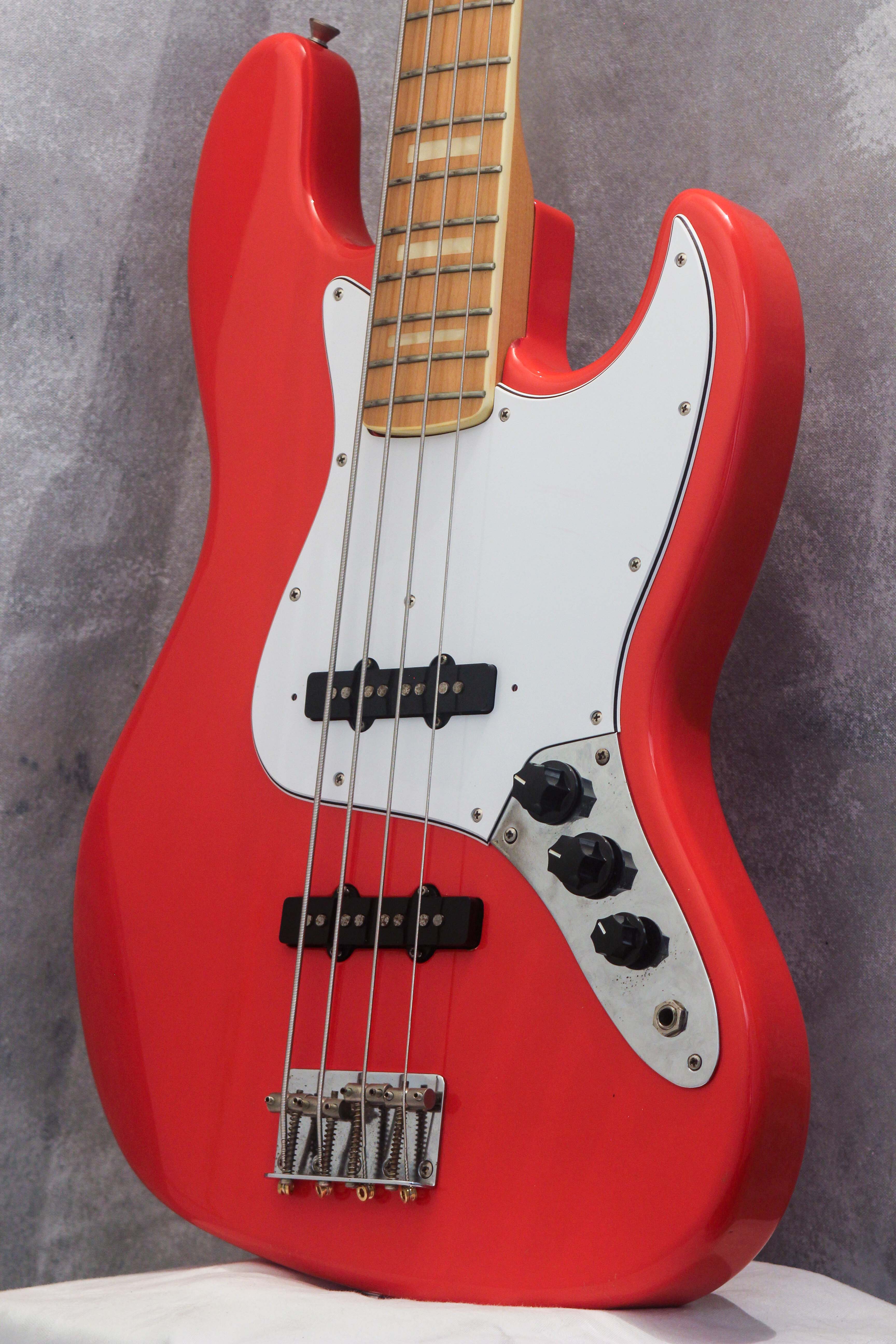 Fender Japan '75 Jazz Bass JB75-90US Fiesta Red 1996 – Topshelf