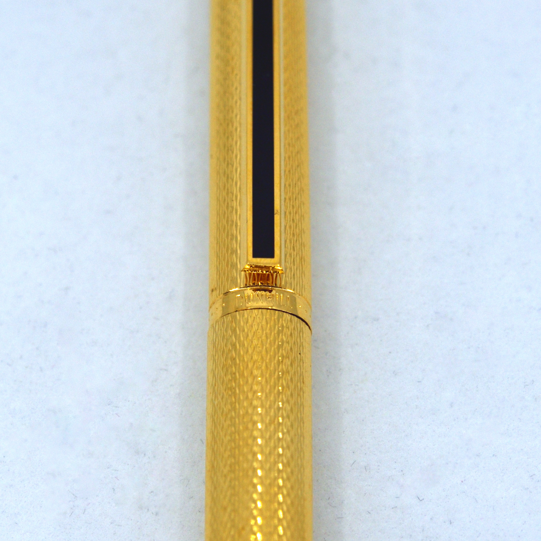 Dunhill ダンヒル キャップ式 ボールペン ゴールド 筆記確認済み