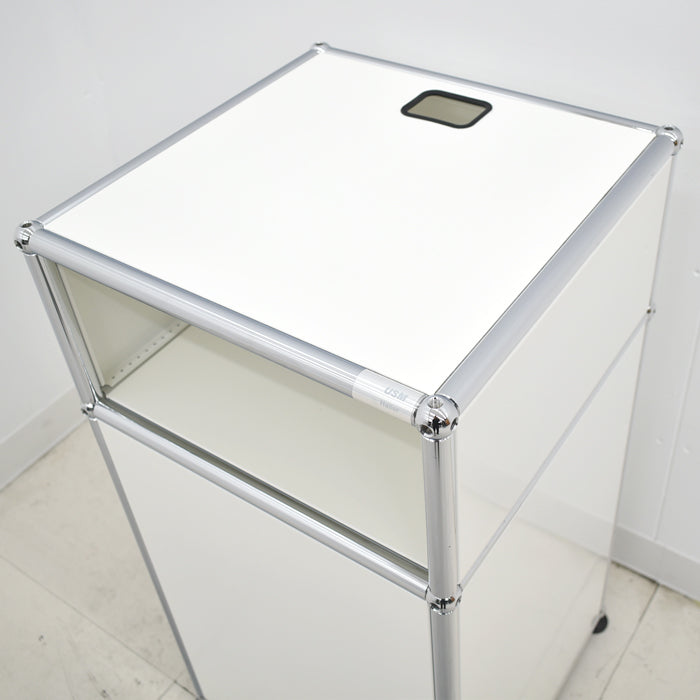 USM Haller テレフォンスタンド 電話台 W373 ガラス クローム USM