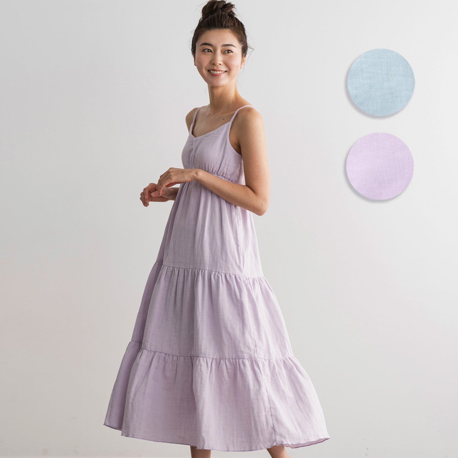 cococi beauty』シャルロット ガーゼキャミソールワンピース – タオル