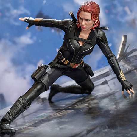 ブラックウィドウ アイアンマン2 フィギュア ドール ブラック