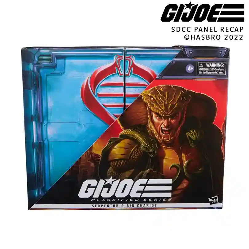 Serpentor & Air Chariot GI Joe Classified Series In Hand Images