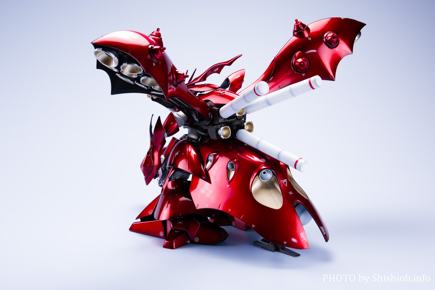 ガンプラ HG ナイチンゲール 完成品 キャンディ塗装 メタルパーツ