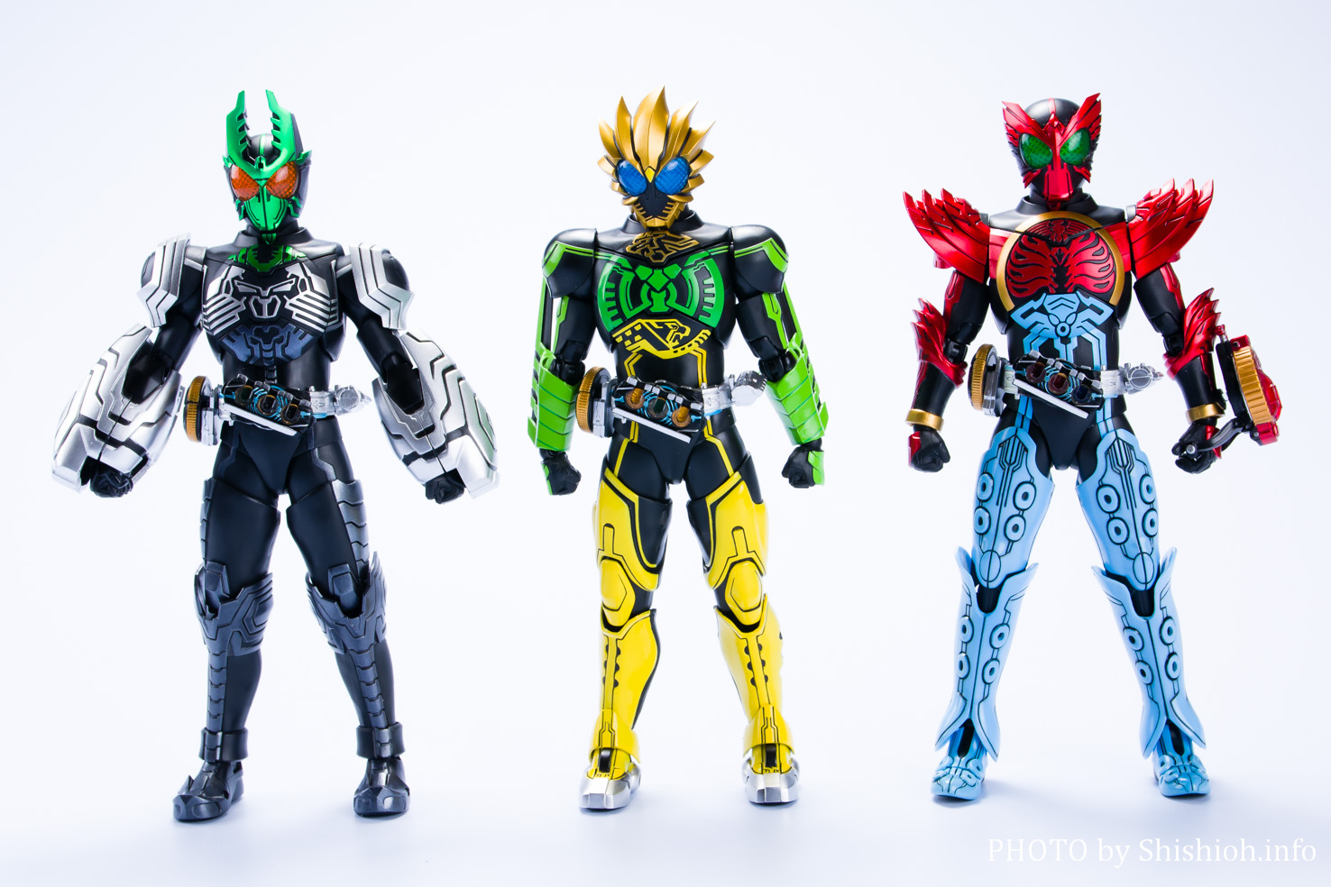 真骨彫 仮面ライダーオーズ 8体セット 真骨彫製法仮面ライダーオーズ